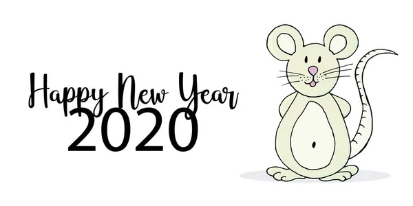  Mutlu Yıllar 2020. Afiş, el ilanı, kartpostal