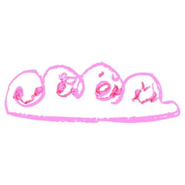 Bulut. Pastel boya ve pastel boyalarla çizilmiş çocuk resimleri. Kağıt, kapak, kumaş, iç dekorasyon ve diğer kullanım için vektör tasarımı. Tasarımınızın ögesi, sevimli simge, işaret, sembol, iğne, etiket, logo