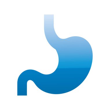 Sağlıklı Bakım ve Beslenme Farkındalığı için Zarif Yeşil Mide Logosu