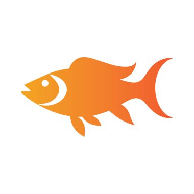 Stil balık soyut çizimi deniz ürünleri ve balıkçılık işleri için mükemmeldir.