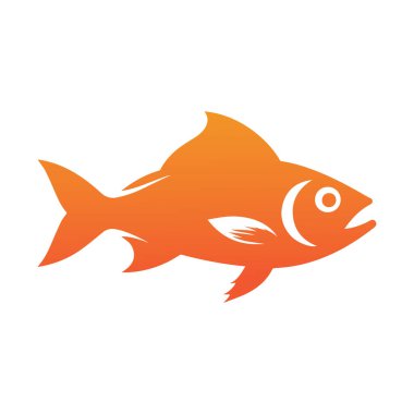 Profesyonel balık vektör illüstrasyonu okyanus, su ve deniz kültürü tasarımını sembolize eder