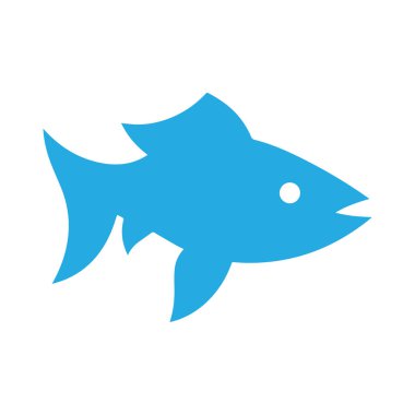 Modern balık vektör çizimi okyanus kültürünü ve deniz markası tasarımını simgeliyor.