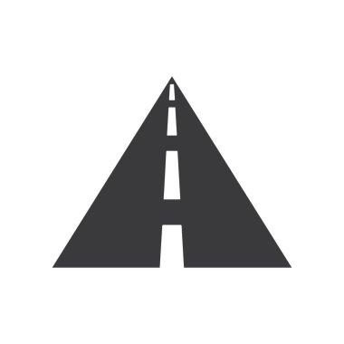 Profesyonel markalaşma için modern eğri yol logosu tasarımı