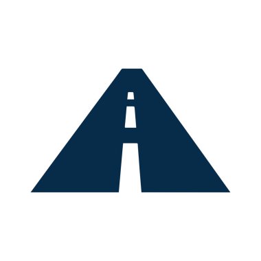 İstikrar ve güvenilirliği sembolize eden güçlü bir otoyol logosu tasarımı