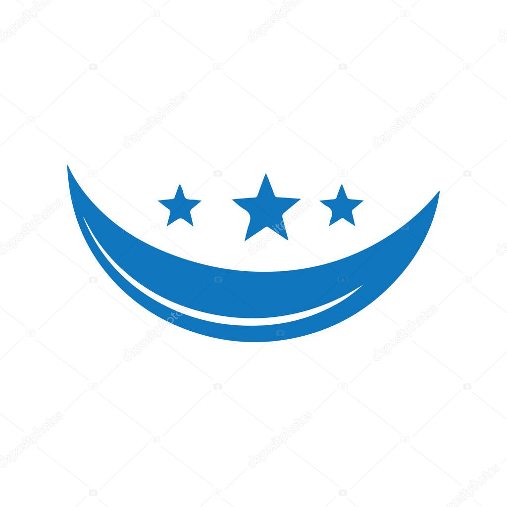 Minimal water splash cleaning vector logo symbolizing fresh hygiene and house cleaning