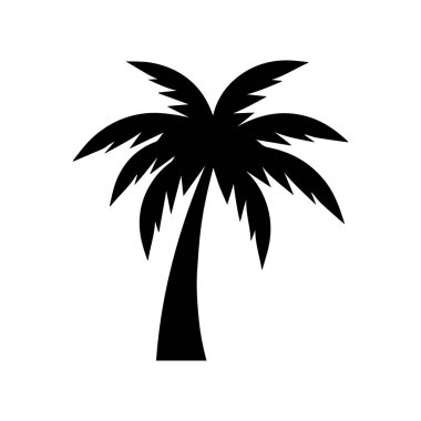 Palmiye ağacı logosu basitliği, doğayı ve tropikal kıyı hedefini temsil ediyor.