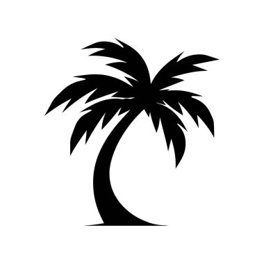 Palmiye ağacı logosu lüks sahil beldesini, gün batımı manzarasını ve ada deneyimini simgeliyor.