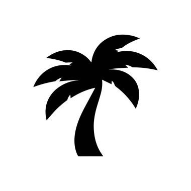 Tropikal palmiye ve deniz tasarımı sahil beldeleri ve sahil markaları için mükemmel.