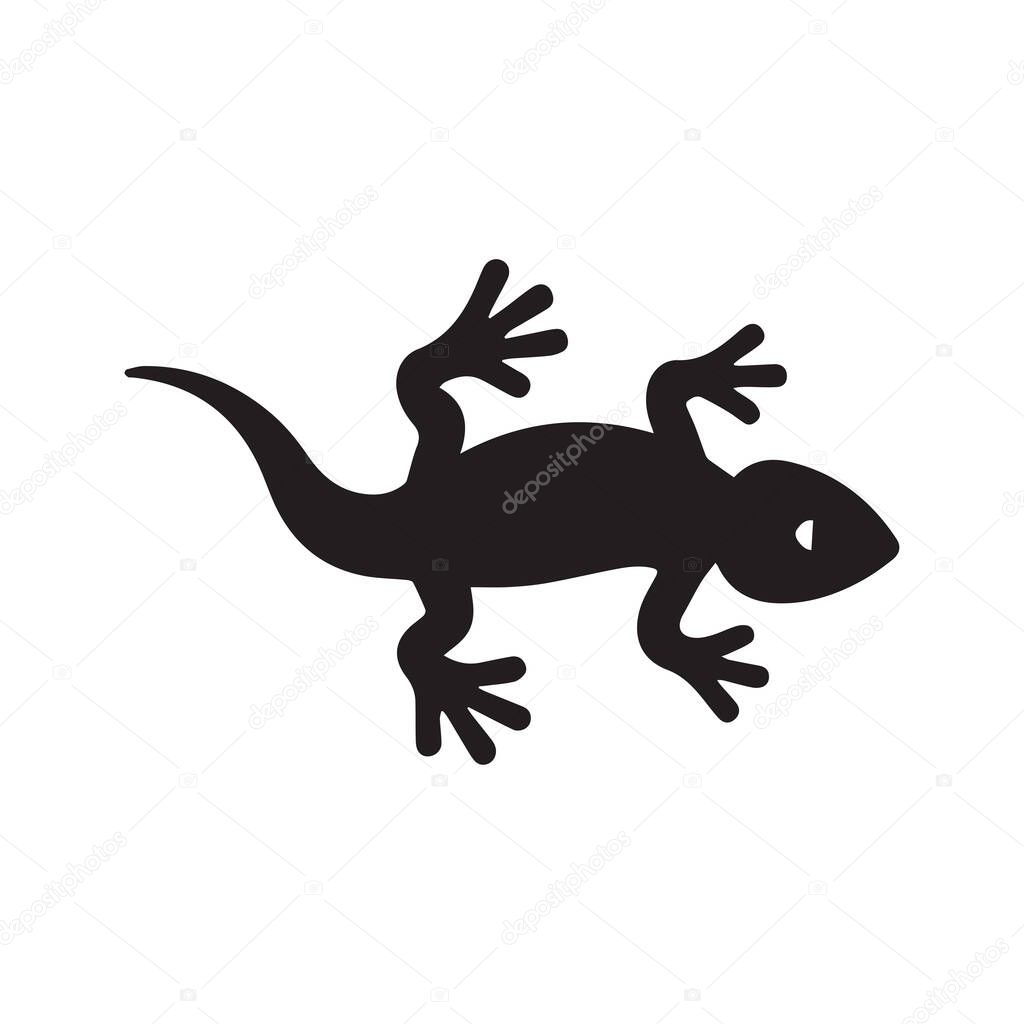 Geometric gecko home logo perfect for eco-friendly housing and interior branding