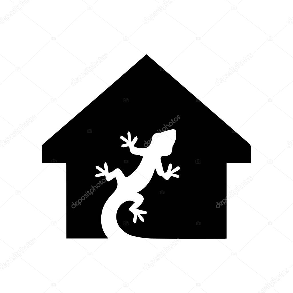 Lizard footprint roof perfect for tropical villa branding and eco safety projects