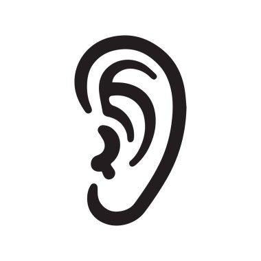 Müzik işitme ikonu konser markaları ve ses eğitim merkezleri için mükemmeldir.