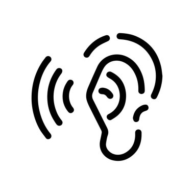 Toplu kulak simgesi sosyal kampanyalar ve halk sağlığı projeleri için mükemmel