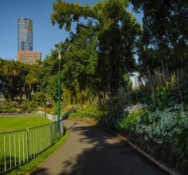 Melbourne Parkları ve Bahçeleri. Avusturalya