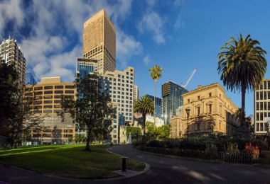 Melbourne sokaklarında. Avustralya