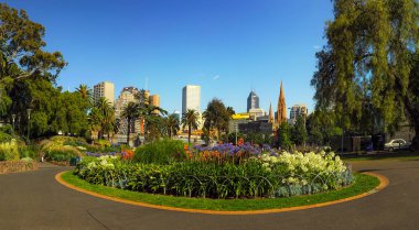 Melbourne Parkları ve Bahçeleri. Avusturalya
