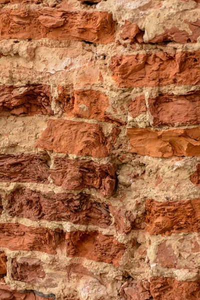 Brick Texture Old Brick Wall Renovated House — Stock Photo, Image