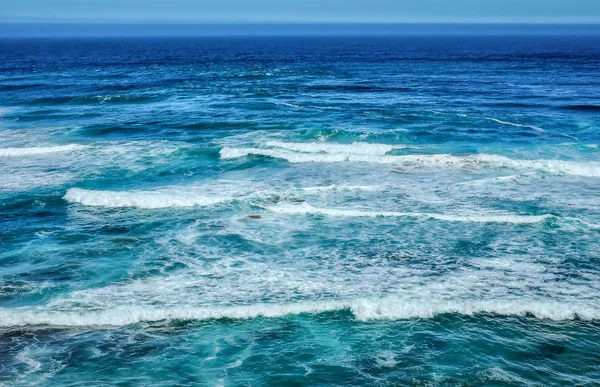 Wszystkie Odcienie Niebieskiego Oceanu Spokojnego Australijskie Wybrzeże — Zdjęcie stockowe