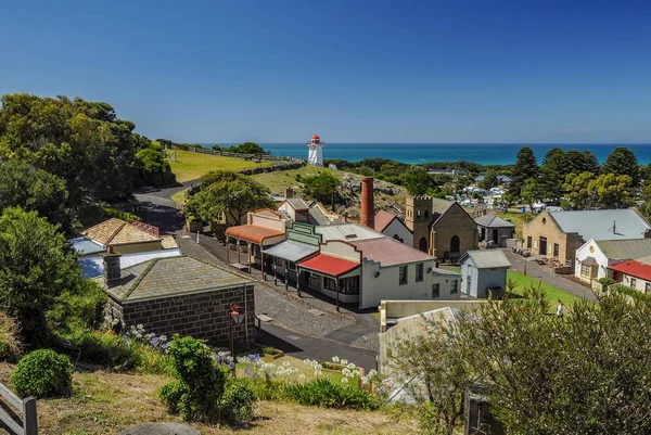 Victoria'nın Güney Batı sahili. Warrnambool. Avustralya Pasifik kıyıları.