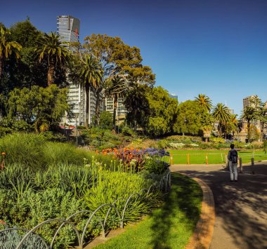 Melbourne Parkları ve Bahçeleri. Avusturalya