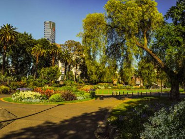 Melbourne Parkları ve Bahçeleri. Avusturalya