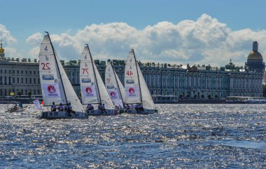 11-13 Ağustos 2017 tarihleri arasında Saint-Petersburg'da avrupa yelken Şampiyonlar Ligi yarışı. Yarış Peter ve Paul kale de Nehir Neva sularında gerçekleşti. Farklı Avrupa'dan 25 takımın katıldığı 