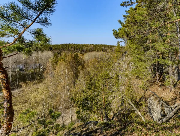 Perjalanan Akhir Pekan Republik Karelia Keindahan Daerah Utara — Stok Foto