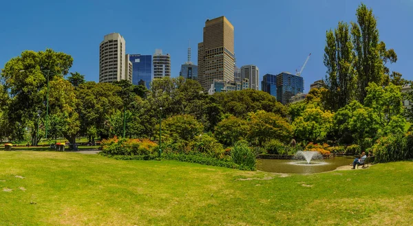 Park Melbourne Australia — Zdjęcie stockowe