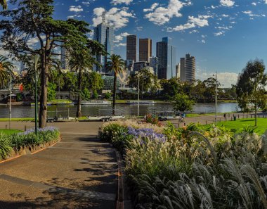Melbourne Parkları ve Bahçeleri. Avusturalya