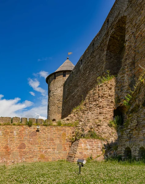 Monumento Storico Fortezza Ivangorod Regione Leningrado — Foto Stock