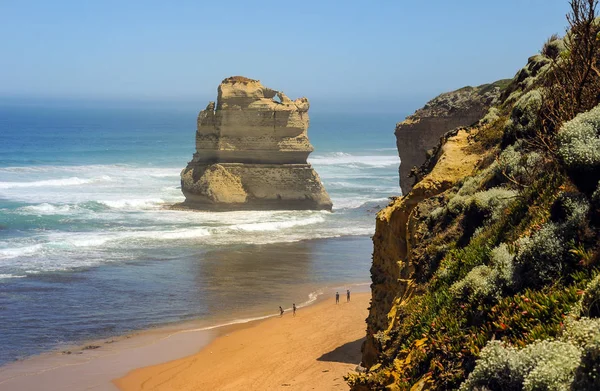 Nebeltag Der Australischen Pazifikküste Der Nähe Der Zwölf Apostel — Stockfoto