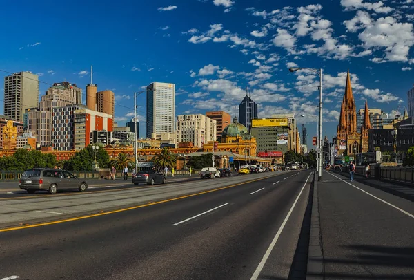Melbourne güzel panoramik görünümü