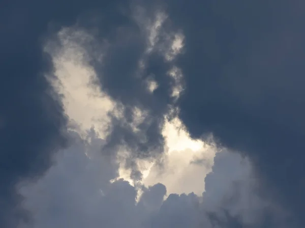 Хмарне Небо Літній Вечір Перед Грозою — стокове фото