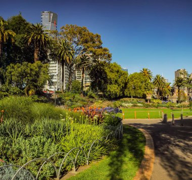 Melbourne Parkları ve Bahçeleri. Avusturalya