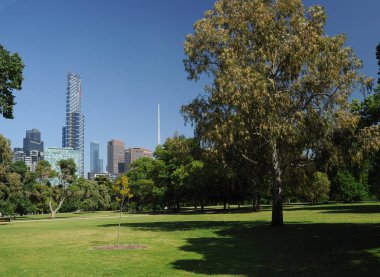 Melbourne Parkları ve Bahçeleri. Avusturalya