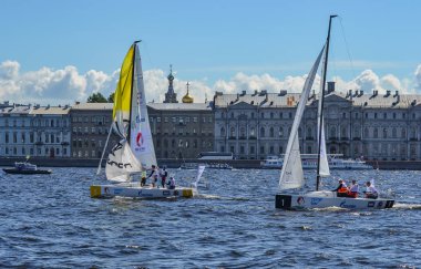 11-13 Ağustos 2017 tarihleri arasında Saint-Petersburg'da avrupa yelken Şampiyonlar Ligi yarışı. Yarış Peter ve Paul kale de Nehir Neva sularında gerçekleşti. Farklı Avrupa'dan 25 takımın katıldığı 
