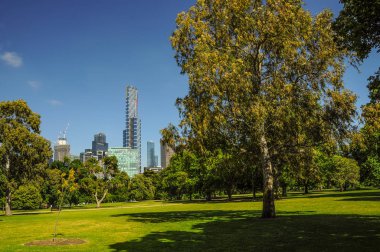Melbourne Parkları ve Bahçeleri. Avusturalya