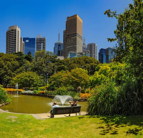 Park Melbourne Australien — Stockfoto