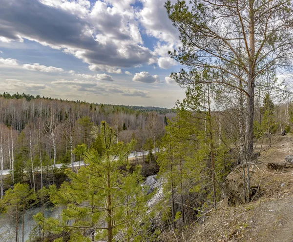 Viaje Fin Semana Karelia Parque Ruskeala Montaña — Foto de Stock