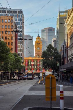 Melbourne sokaklarında. Avustralya