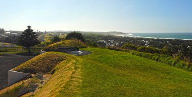 Victoria'nın Güney Batı sahili. Warrnambool. Avustralya Pasifik kıyıları.