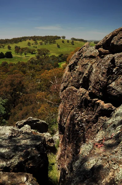 Αυστραλία Βικτόρια Ένα Μέρος Που Λέγεται Κρεμασμένος Βράχος — Φωτογραφία Αρχείου