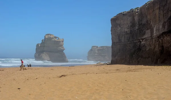 Foggy Day Australian Pacific Coast Twelve Apostles — Stock Photo, Image