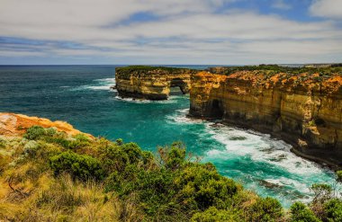 Avustralya'yı geziyor. Büyük okyanus yolu. Ulusal Park Campbell.