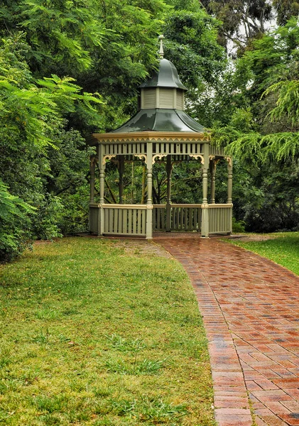 Rainy Day Park Wilson Park Located Princes Highway Berwick Victoria — Stock Photo, Image