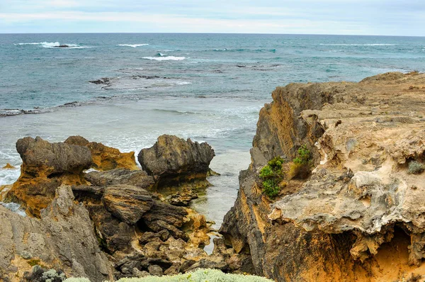 Viaje Longo Grande Estrada Oceânica Oceano Pacífico Costa Australiana — Fotografia de Stock