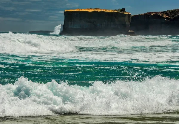 Fale Wybrzeżu Pacyfiku Podróż Australii — Zdjęcie stockowe