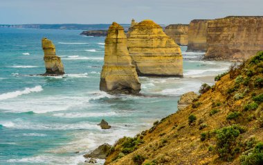 Pasifik Okyanusu'nun mavisinin tüm tonları. Avustralya kıyıları.
