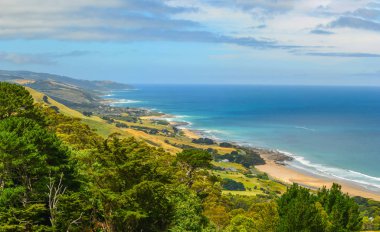 Pasifik Okyanusu'nun mavisinin tüm tonları. Avustralya kıyıları.