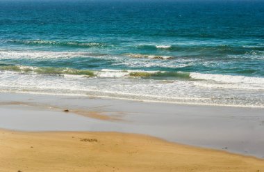 Pasifik Okyanusu'nun Güneşli kıyıları.