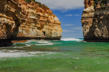 Avustralya Pasifik kıyısında Gorge Loch Ard. 